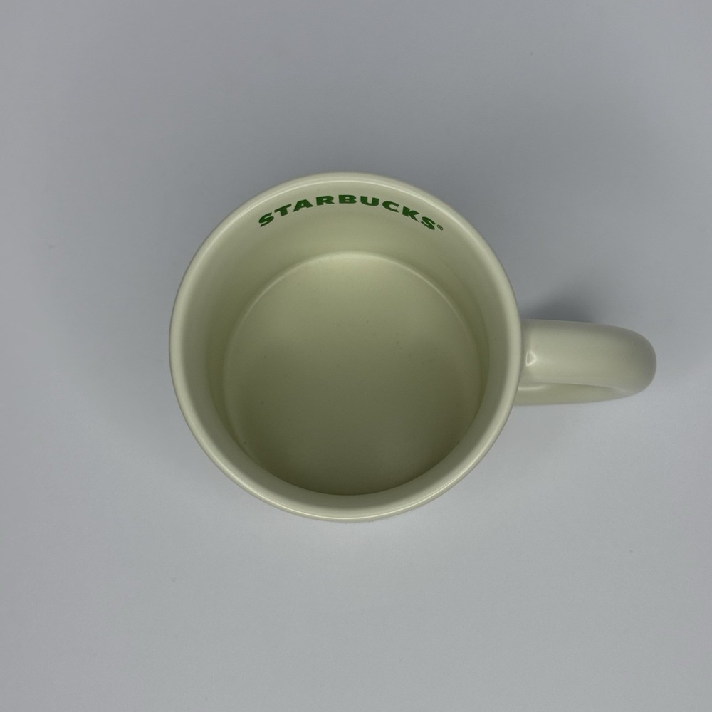 Starbucks Coffee For All Ceramic Coffee Mug Cup 12oz White Green 2025 - Picture 5 of 6